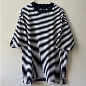 Vintage neiman Marcus striped single stitch shirt surfer xxl super thin ringer